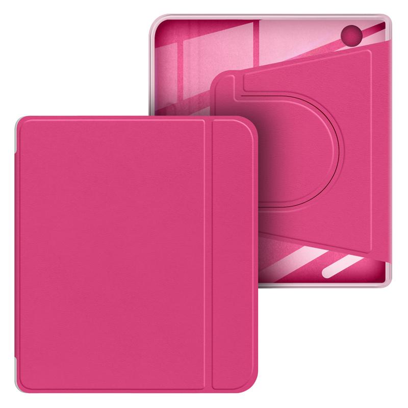 Voor Kobo Libra Colour N428 7 inch Hoes Magnetische Afneembare Acryl Achterkant Voor Kobo Libra 2 N418 eBook Funda Shell KOBO Libra 2 rozerode kleur