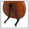 Black A Frame Guitar Stand with Silicone Pad Foldable Stable ABS Folk Guitar Bracket Rack for Home Classroom