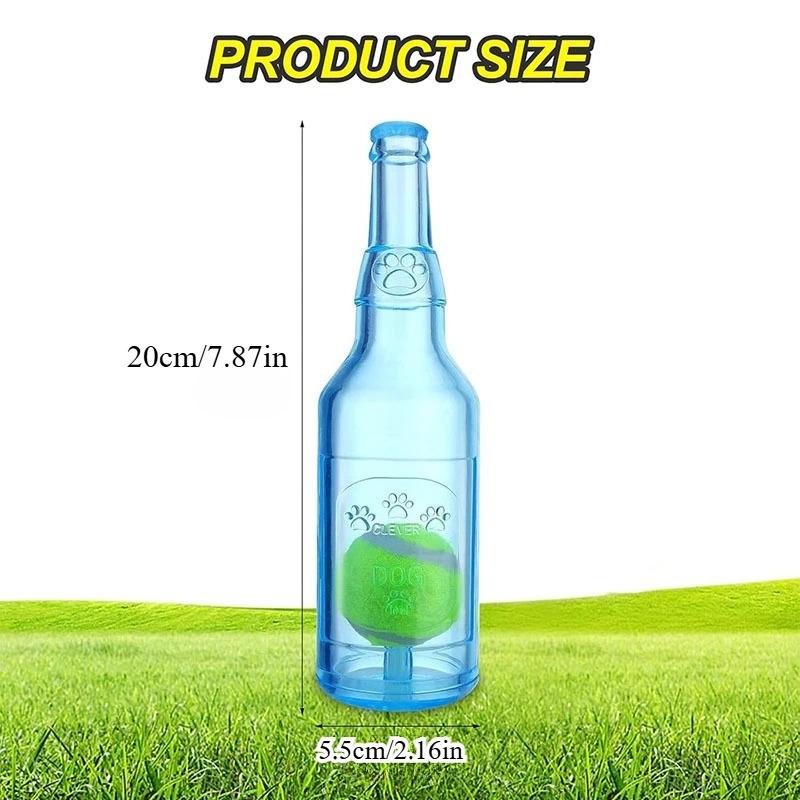 Squeaky Water Bottle Dog Toy for Aggressive Chewers, Durable Chew Toy for Medium & Large Dogs