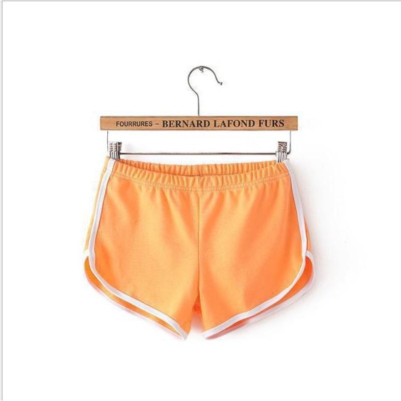 Sports Shorts Women's Home Casual Solid Color Yoga Beach Pants Candy Color Hot Pants