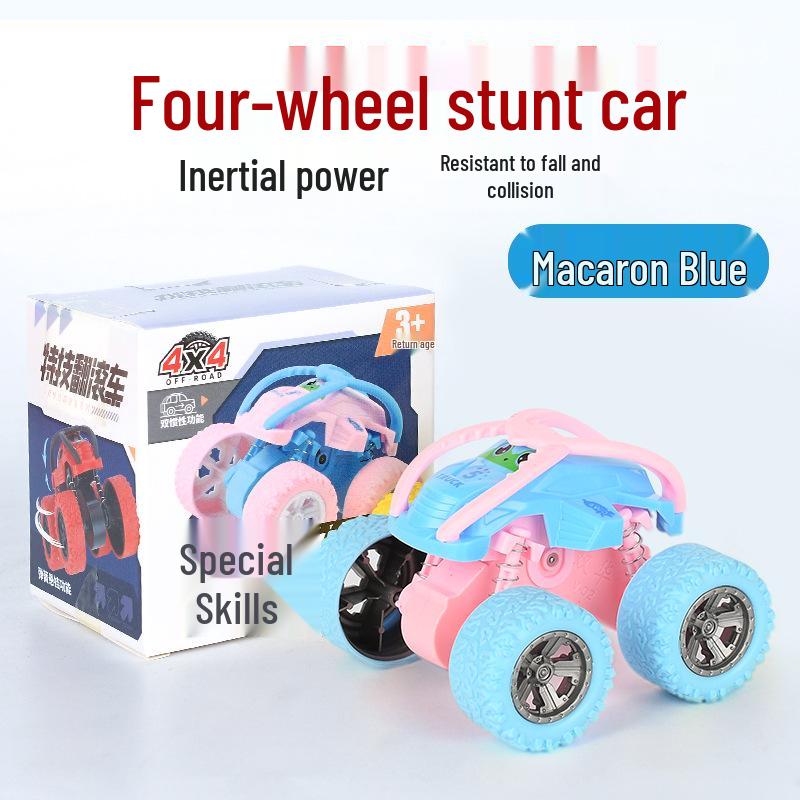 Children's Four-Wheel Drive Stunt Excavator Toy Car