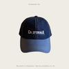 Color Matching Letters Fashion Casual Versatile Baseball Cap Women's Spring Travel Sunshade Cap