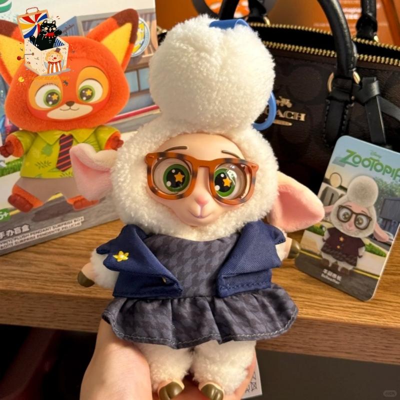 2025 New Authentic Zootopia Judy Rabbit Nick Fox Sheep Blind Box Disney Character Model Pendant Mystery Box Toy Keychain Gift