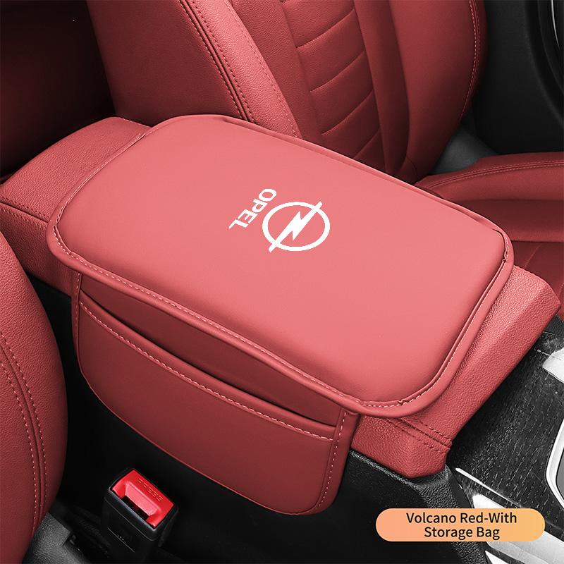 Tappetini in Pelle per Vano Bracciolo Auto Copertura Console Centrale Auto Per Opel Corsa D Astra G H J K F Mokka C Zafira B Antara Corsa Accessori