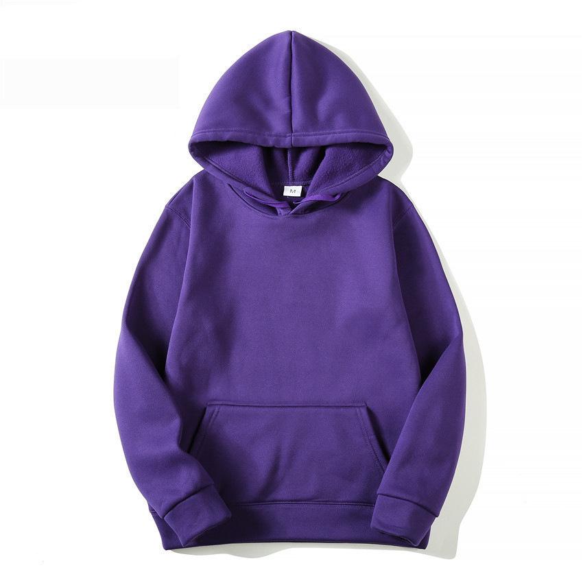 Autumn Unisex Casual 220g Hooded Sweatshirt: Trendy, Loose-Fit for Men and Women