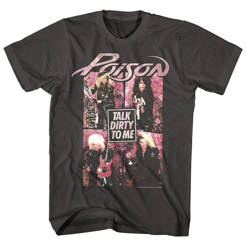 Poison Talk Dirty To Me Men T Shirt Rock Band Singers Album Cover Photo Merch XXXXL