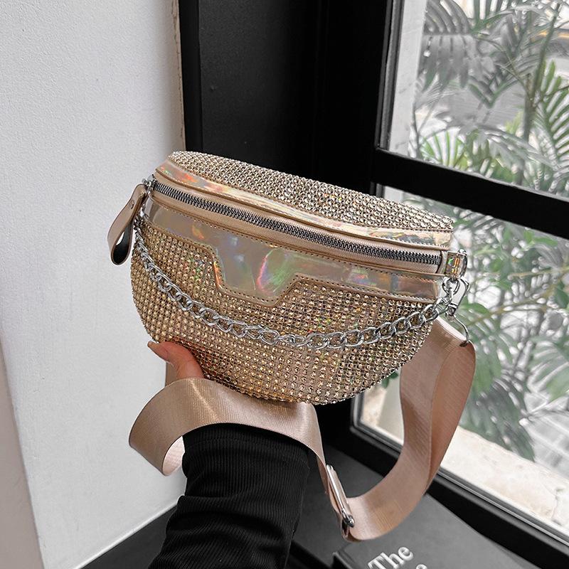 Internet celebrity waist bag new 2025 new trendy women's one-shoulder crossbody casual small waist bag Korean fashion sports bag