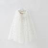 Colourful Princess Cape Cloaks for Little Girls Christmas Halloween Custome Cosplay Party Dress Shiny Sequin Shawl