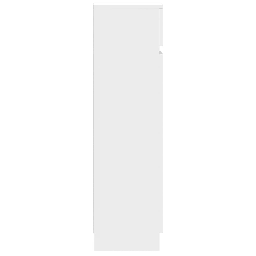 Shoe Cabinet White 100.5 x 28 x 100 cm Engineered Wood