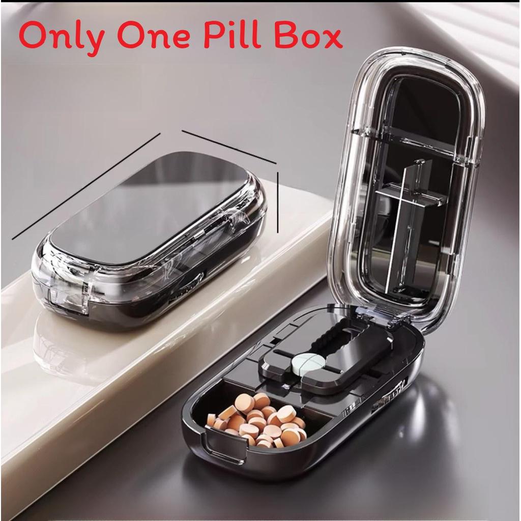 Portable Pill Cutter With Precise Quarter Split For Medicine Dispensers