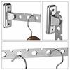 8/10 Holes Stainless Steel Clothes Rack Hook Foldable Clothes Hanging Rod Multi-Purpose Clothes Drying Rack for Closet Storage