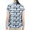 Admiral Golf ADLA309 Women's A-Line Golf Shirt with Spray Logo Print, Navy