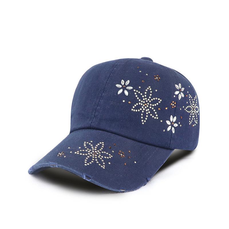 

Женская бейсбольная кепка с наклейкой, ромбовидная кепка, уличная кепка, шляпа Snapback, шляпа с солнцезащитным козырьком, шляпа для рыбалки, козырек темно-синий