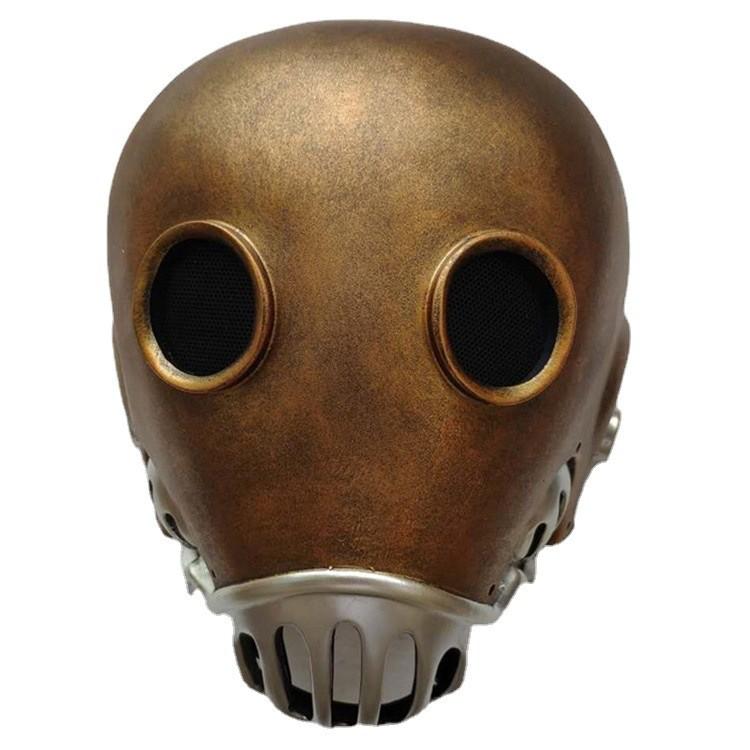 Silver And Bronze Steampunk Character Mask Premium Resin Design For Halloween Fun