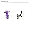 Korean Cat Earrings Multicolor Pearl Ear Studs Fashion Zircon Jewelry  Hipster