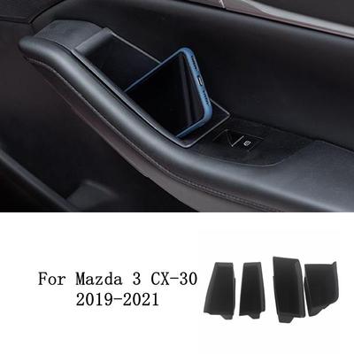 RHD LHD For Mazda 3 BP Axela CX30 CX-30 DM 2X Front Door Storage Box Container Grab Tray Organizer Car Accessorie
