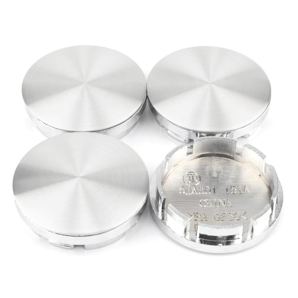 Rhinotuning Center Cap 56mm 51mm Wheel Center Cap Silver 4pcs Set