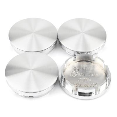 Center Cap 56mm 51mm Wheel Center Cap Silver 4pcs Set