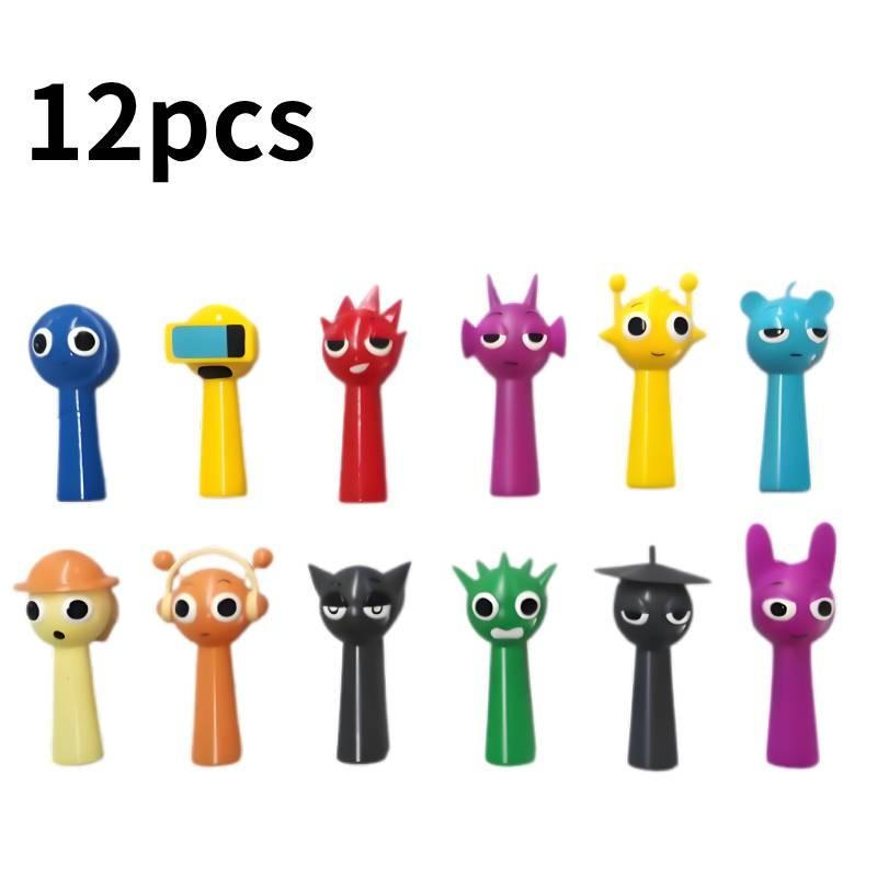 Sprunki Action Figure Model Toys Kids Gift Game Peripheral Cake Decorations