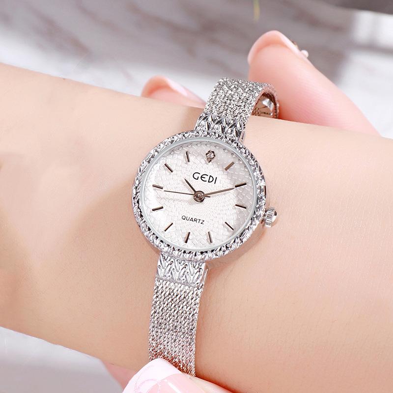 Mori Retro Alloy Strap Women'S Watch Colorful Multi-Color Wrist Watch Literary College Style Fashion