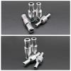 6-12mm Non-return Valve Chrome One-way Non-return Check Valve Auminium Fuel Water Gas Air Vacuum 6mm/8mm/10mm/12mm
