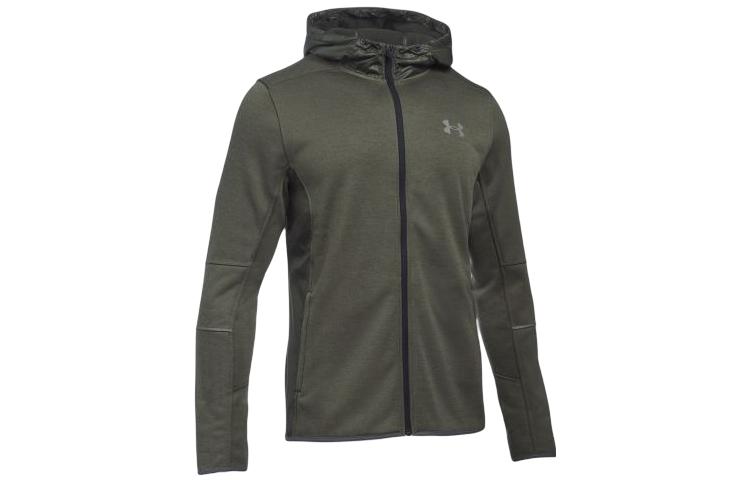 Under Armour Jackets Men s Green Hooded Moderate Workwear 1280754-334 L