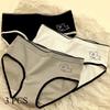 3 PCS Women's Underwear Comfortable Mid Rise Panties Cute Bear Female Underpants M-XL Seamless Women Lingerie Ladies Underpants