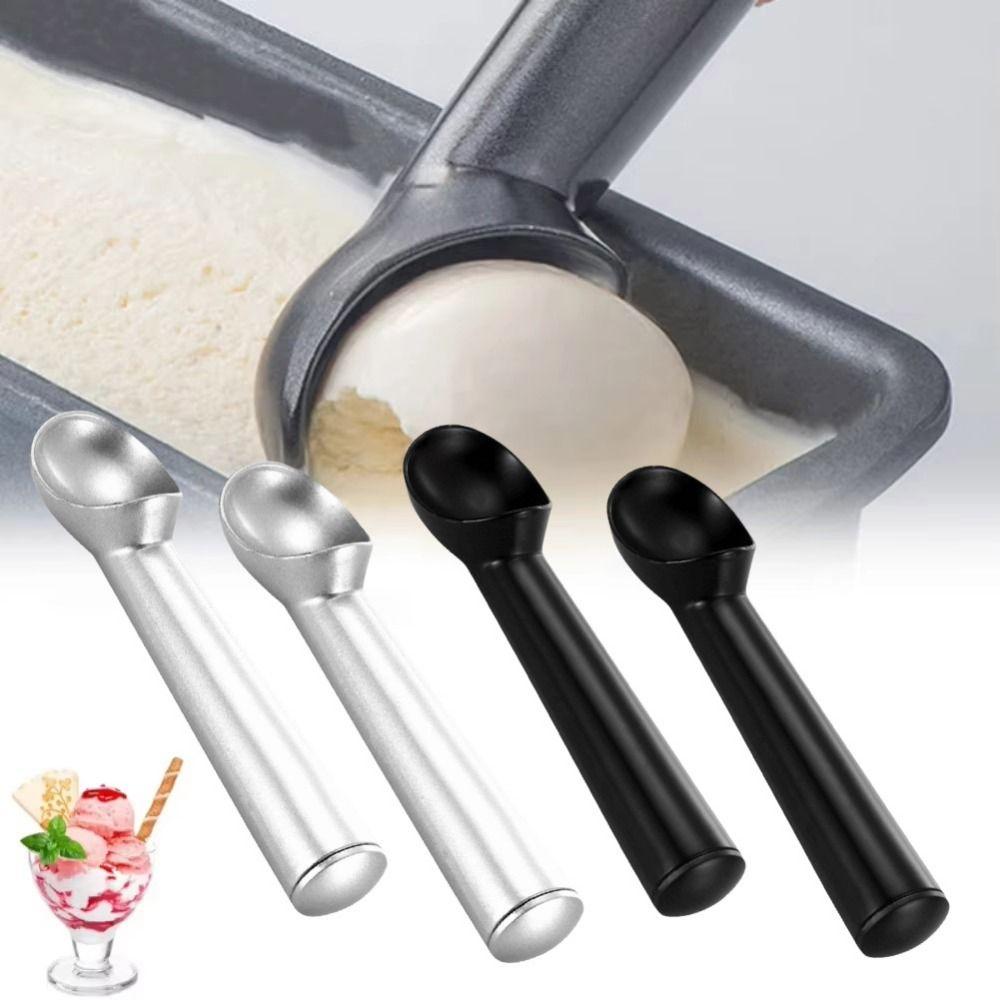 2Pcs Lightweight Ice Cream Dessert Spoon Creative Fruit Ball Spoon Ice Cream Scoop Kitchen Supplies