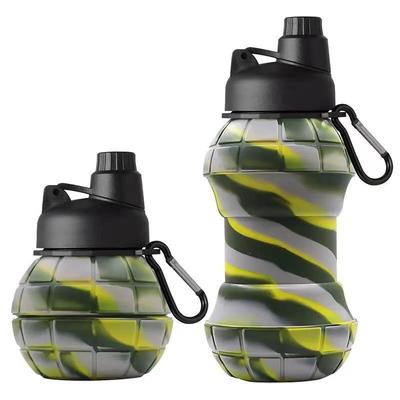 Grenade Folding Water Cup Travel Cup Creative Gift Silicone Large Capacity Cycling Water Cup Fitness Outdoor Sports Cups
