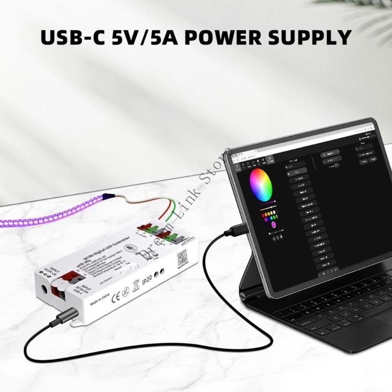 Q1FD Small LED Lighting Controllers with Sound Activation for Music Synchronization