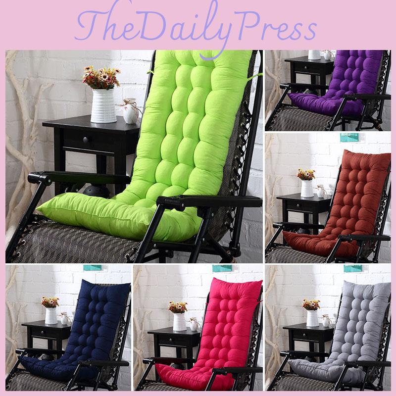 Premium High Back Chair Pad With Soft Polyester Fill Precision Stitching And Secure Attachment