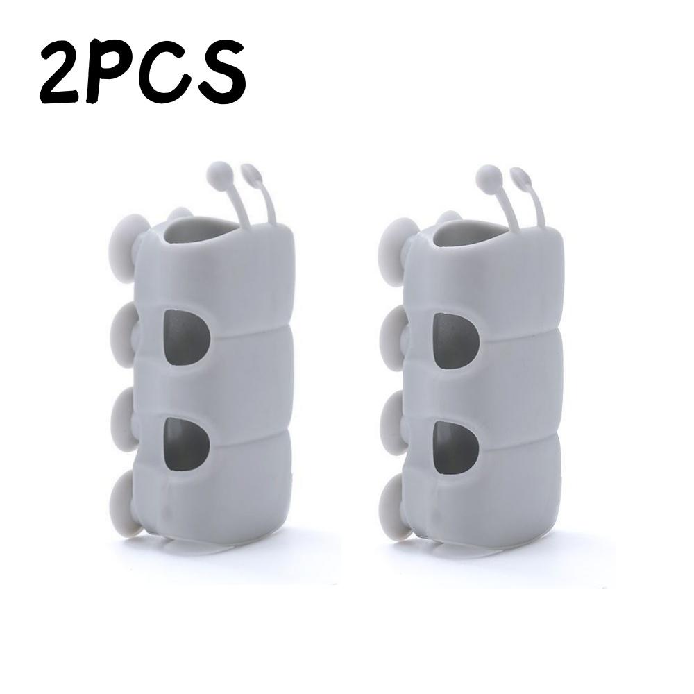 Suction Cup Shower Head Holder Punch-free Silicone Removable Shower Fixer Bathroom Shower Caterpillar Suction Cup Brackets