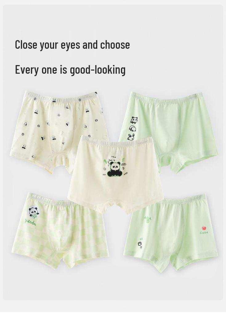Boy's Cotton Boxer Briefs: Medium & Large Little Boys' Summer A-Class