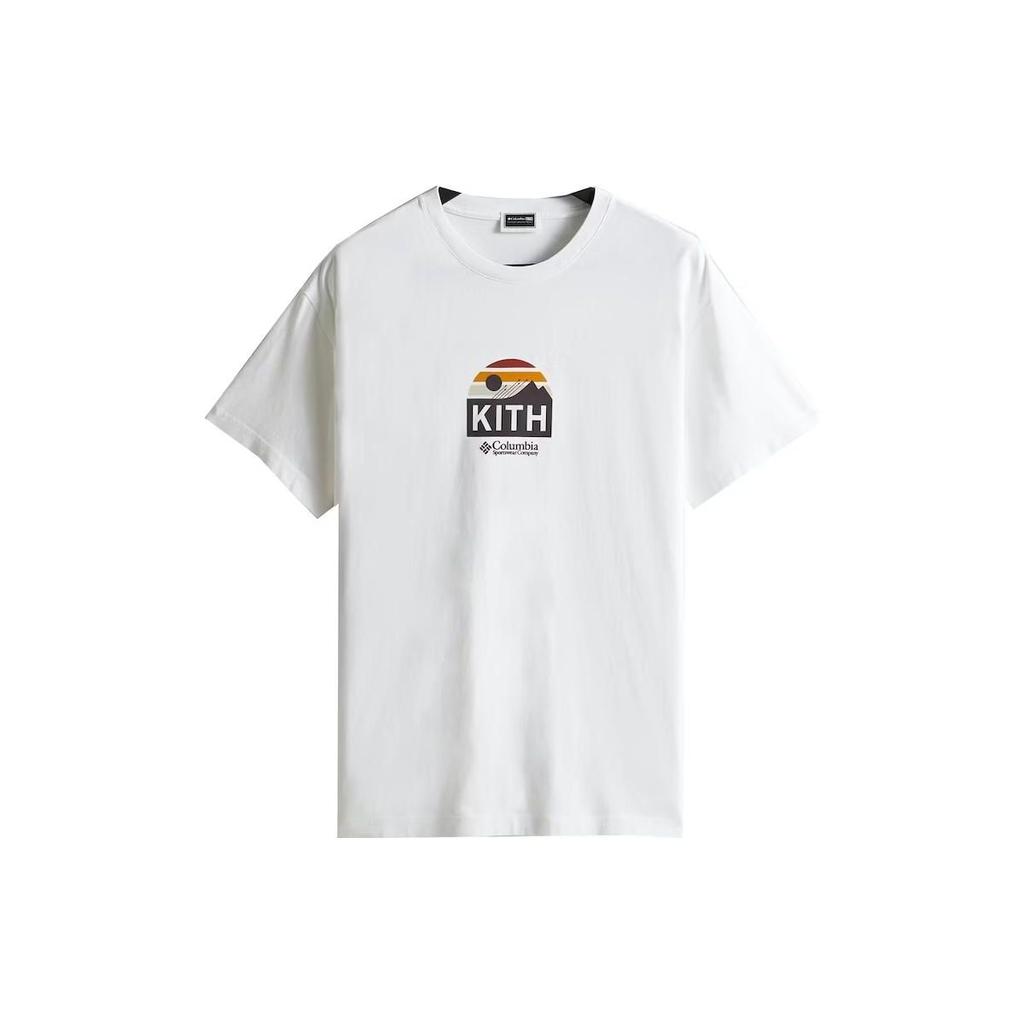 Kith For Columbia EEA Sun Tee White Unisex Tops KHM030471-101