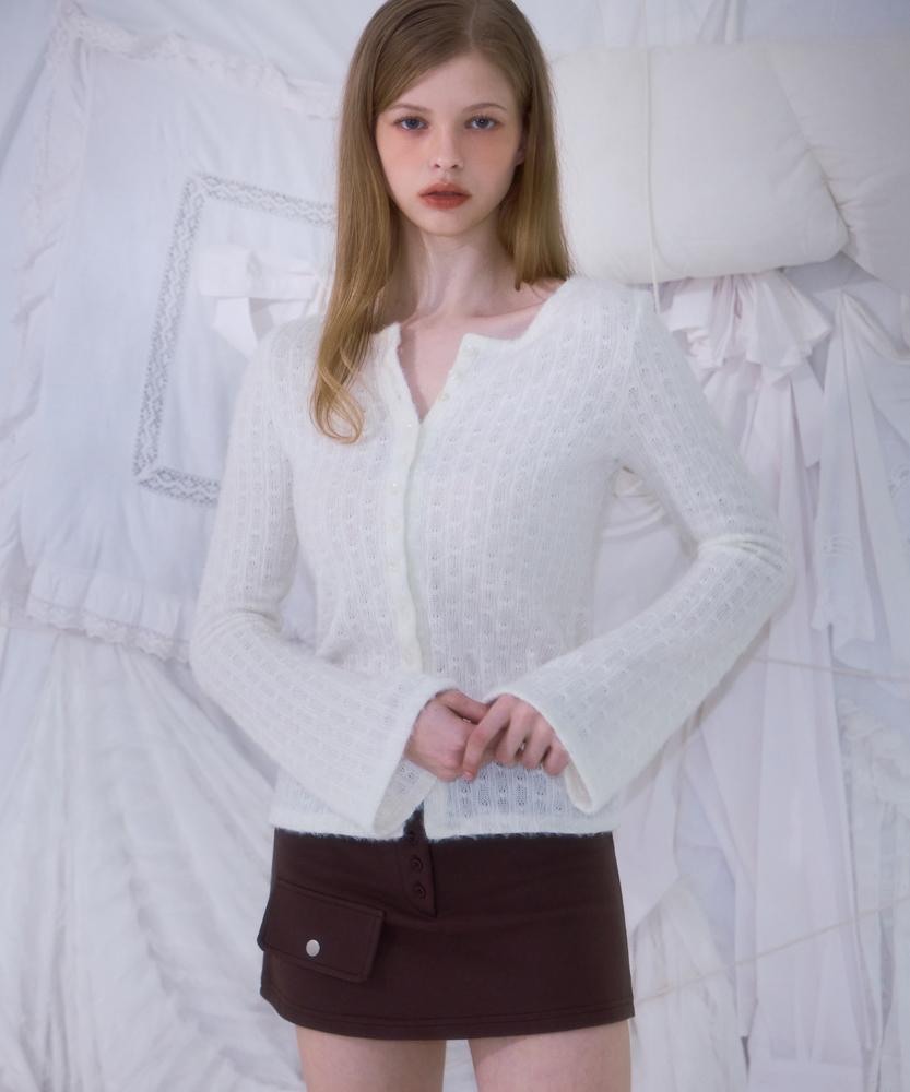 ROSEFRANTZ Pocket Mini Skirt [Brown]