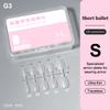 100Pcs/box Single Size Full Cover Nail Tips Clear Press On The Tip Nail Matte False Nail Tips Nail Extension Art Salon