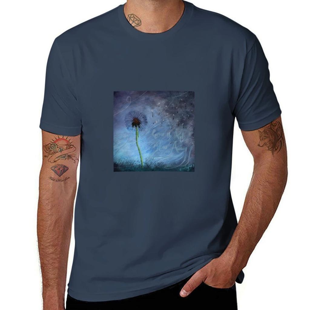 Grow Up And Blow Away Tshirt Stylish Print Short Sleeve Tee