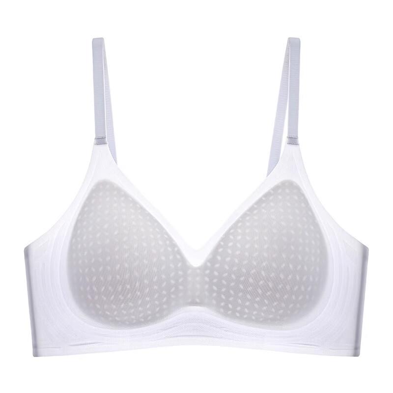 LangSha Ice Silk Wire-Free Push-Up Bra for Summer