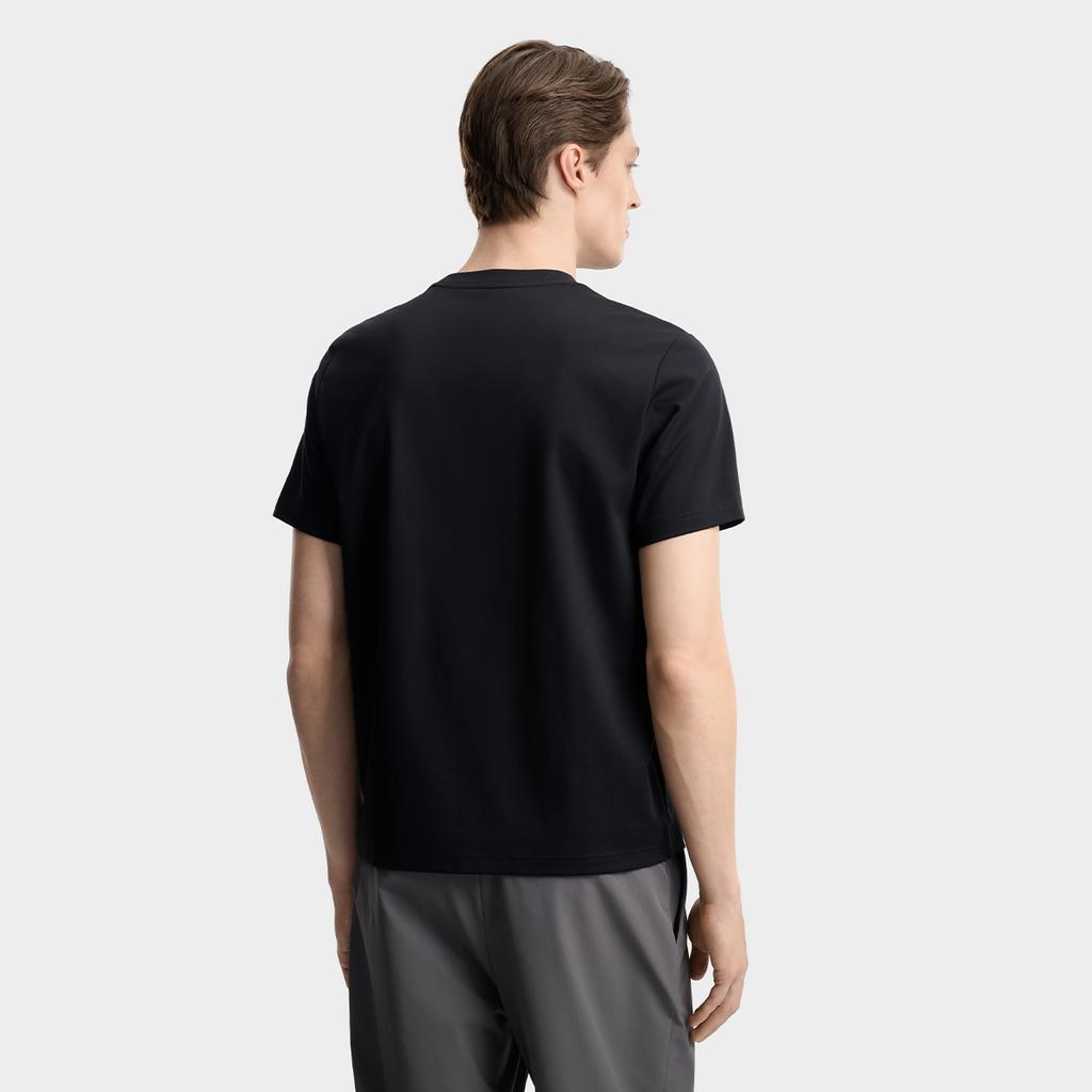 FILA White Simple Comfortable Versatile Casual T-Shirt Men tops Black F11M623120FBK