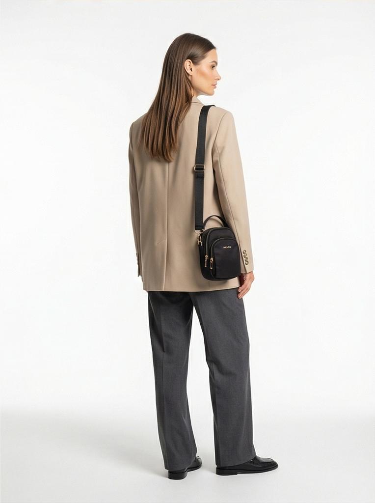 Rosella Black Small Crossbody Bag