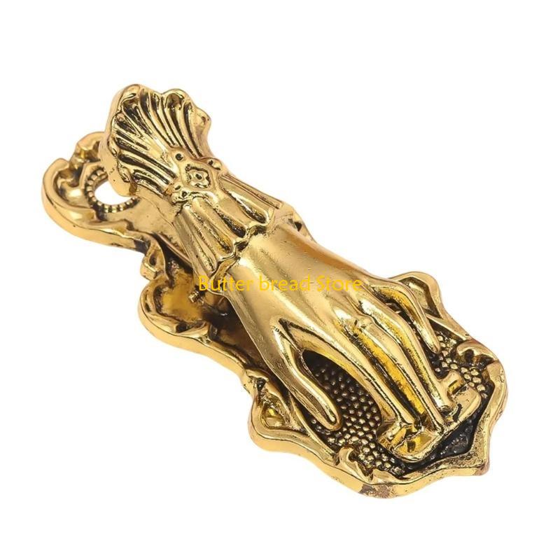 W89C Hand Metal Bookmarks Page Holder Clip Decorative Paper Clip for Reading