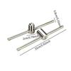 Cue Tip Press Tool Cues Stick Tip Shaper Practical Sturdy Stainless Steel Cue