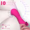 Powerful 2 In 1 Sucking Vibrator for Women Nipple Clit Stimulator Vagina Massager Oral Vacuum Female Masturbator Adult Sex Toys