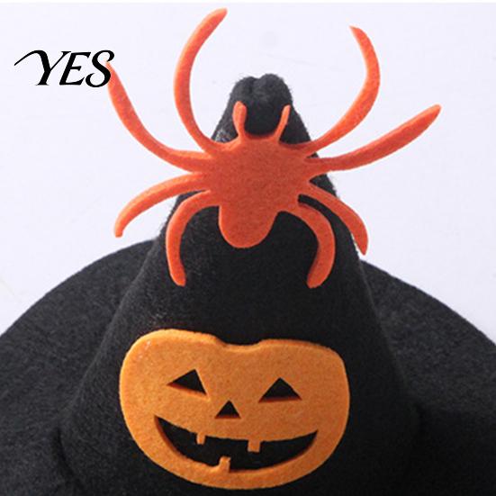 Cat Costume with Hat 1 Set Pet Halloween Costume, Spider Pumpkin Wizard And Outfit Double-Sided Bat Print Cape, Holiday Party for Cats Dogs Medium Dog