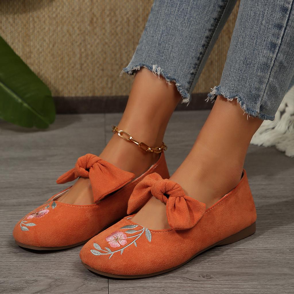 Women Flats 2026 New Ballet Flat Mary Jane Shoes Women Trend Solid Color Fabric Elegant Loafers Shoes for Women Zapatos De Mujer