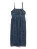 Ray Beams Women's Denim Tight Cami Dress, Blue 1
