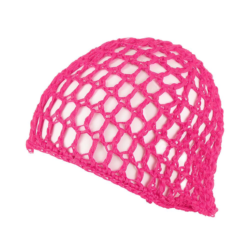 1PC Soft Knit Hair Net Rayon Knit Snood Hat Mesh Hair Care Cap Crochet Sleeping Night Cover Turbans Styling Tool Accessories