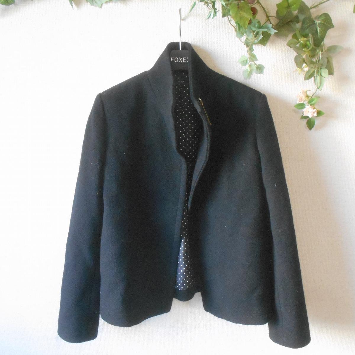 [Used] IENA Jacket Coat Autumn/Winter Women s Short Length Black Made in Japan