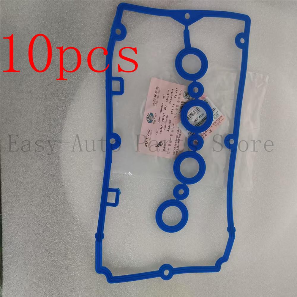 10X OEM# 55354237 Blue Thickened Sealing Aluminum Alloy Valve Cover Gasket For Chevrolet Cruze Lova for Buick Excelle GT 1.6 1.8