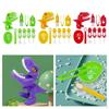 10 Pieces Check Teeth Model Parent Child Interaction for Girls and Boys Green